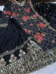 RICH LOOK CHINON SILK DIGITAL PRINT WITH EMBROIDERY SEQUENCE WORK TOP PALAZZO WITH DUPATTA FESTIVE WEAR WHOLESALE PRICE ETHNIC GARMENT (4)