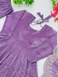 RICH LOOK FENDI SILK PLAIN GOWN PALAZZO WITH EMBROIDERY SEQUENCE WORK DUPATTA PARTY WEAR WHOLESALE PRICE ETHNIC GARMENT (10)