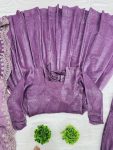RICH LOOK FENDI SILK PLAIN GOWN PALAZZO WITH EMBROIDERY SEQUENCE WORK DUPATTA PARTY WEAR WHOLESALE PRICE ETHNIC GARMENT (10)