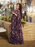 RICH LOOK GEORGETTE DIGITAL PRINTED 3 LAYERED LEHENGA SAREE WITH ATTACHED DUPATTA AND STITCHED BLOUSE PARTY WEAR WHOLESALE PRICE ETHNIC GARMENT (6)