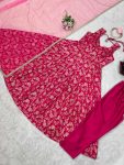 RICH LOOK JACQUARD SILK WEAVING WORK GOWN BOTTOM WITH DUPATTA PARTY WEAR WHOLESALE PRICE ETHNIC GARMENT (4)