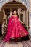 RICH LOOK JACQUARD SILK WEAVING WORK GOWN BOTTOM WITH DUPATTA PARTY WEAR WHOLESALE PRICE ETHNIC GARMENT (4)