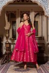 RICH LOOK JACQUARD SILK WEAVING WORK GOWN BOTTOM WITH DUPATTA PARTY WEAR WHOLESALE PRICE ETHNIC GARMENT (4)