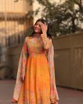 RICH LOOK TABBY DIGITAL PRINTED GOWN BOTTOM WITH DUPATTA FESTIVE WEAR WHOLESALE PRICE ETHNIC GARMENT (6)