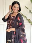 RICH LOOK VISCOSE CHNADERI EMBROIDERY WORK TOP BOTTOM WITH DUPATTA FESTIVE WEAR WHOLESALE PRICE ETHNIC GARMENT (5)