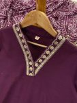 RICH LOOK VISCOSE SILK SEQUENCE CODING EMBROIDERY WORK TOP BOTTOM WITH DUPATTA FESTIVE WEAR WHOLESALE PRICE ETHNIC GARMENT (4)