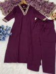 RICH LOOK VISCOSE SILK SEQUENCE CODING EMBROIDERY WORK TOP BOTTOM WITH DUPATTA FESTIVE WEAR WHOLESALE PRICE ETHNIC GARMENT (4)