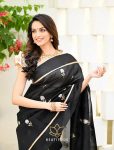 TRADITIONAL BANARASI SOFT SILK ZARI WEAVING WORK SAREE WITH UNSTITCHED BLOUSE PARTY WEAR WHOLESALE PRICE ETHNIC GARMENT (6)