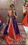 TRADITIONAL CHINON EMBROIDERY THREAD WITH SEQUENCE WORK LEHENGA CHOLI WITH DUPATTA PARTY WEAR WHOLESALE PRICE ETHNIC GARMENT (6)