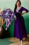 TRENDING GEORGETTE EMBROIDERY SEQUENCE WORK ALIA CUT TOP BOTTOM WITH DUPATTA PARTY WEAR WHOLESALE PRICE ETHNIC GARMENT (6)