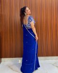 TRENDING GEORGETTE THREAD SEQUENCE WORK LEHENGA SAREE WITH UNSTITCHED BLOUSE PARTY WEAR WHOLESALE PRICE ETHNIC GARMENT (4)