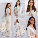 TRENDING MOSS SILK PRINTED SAREE WITH UNSTITCHED BLOUSE PARTY WEAR WHOLESALE PRICE ETHNIC GARMENT (3)