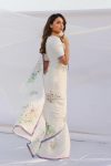 TRENDING MOSS SILK PRINTED SAREE WITH UNSTITCHED BLOUSE PARTY WEAR WHOLESALE PRICE ETHNIC GARMENT (3)