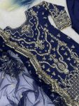 1DESIGNER CHINON EMBROIDERY AND SEQUENCE WORK WITH MOTI LACE BORDER WORK TOP BOTTOM WITH DUPATTA FESTIVE WEAR WHOLESALE PRICE ETHNIC GARMENT (13)
