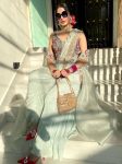 1DESIGNER FAUX GEORGETTE EMBROIDERY WORK PALAZZO BLOUSE WITH SHRUG AND WAIST BELT PARTY WEAR WHOLESALE PRICE ETHNIC GARMENT (4)