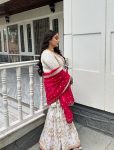 1DESIGNER GEORGETTE THREAD WITH SEQUENCE WORK TOP SHARARA WITH DUPATTA FESTIVE WEAR WHOLESALE PRICE ETHNIC GARMENT (13)
