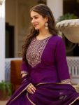 1DESIGNER RAYON SLUB SEQUENCE CODING EMBROIDERY WORK TOP BOTTOM WITH DUPATTA FESTIVE WEAR WHOLESALE PRICE ETHNIC GARMNET (7)