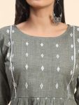 1FANCY COTTON BLEND WEAVEN AND FRONT SIDE DECORATED WITH SMALL THIN LACE WORK TOP CASUAL WEAR WHOLESALE PRICE ETHNIC GARMENT (11)