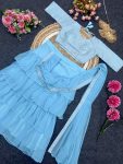 1FANCY MONO BANGLORI SILK MULTI THREAD EMBROIDERY WITH SEQUENCE WORK LEHENGA SAREE WITH STITCHED BLOUSE PARTY WEAR WHOLESALE PRICE ETHNIC GARMENT (13)