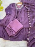 1FANCY VICHITRA SILK HAND WORK GOWN BOTTOM WITH DUPATTA PARTY WEAR WHOLESALE PRICE ETHNIC GARMENT (22)