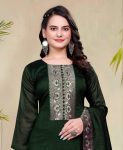 1FANCY VICHITRA SILK LACE BORDER WORK TOP WITH DUPATTA FESTIVE WEAR WHOLESALE PRICE ETHNIC GARMENT (8)