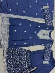 1LATEST CHINON SILK EMBROIDERY SEQUENCE WORK TOP SHARARA WITH DUPATTA FESTIVE WEAR WHOLESALE PRICE ETHNIC GARMENT (16)