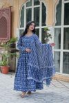 1LATEST COTTON DIGITAL PRINTED GOWN BOTTOM WITH DUPATTA FESTIVE WEAR WHOLESALE PRICE ETHNIC GARMENT (9)