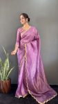 1MOST PICKED GOLD CRUSH SILK SEQUENCE ARC BOREDR WORK READY TO WEAR SAREE WITH STITCHED BLOUSE PARTY WEAR WHOLESALE PRICE ETHNIC GARMENT (7)