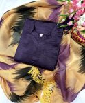 1NEW ARRIVAL FENDI CRUSH PALIN KURTI WITH DIGITAL PRINTED DUPATTA CASUAL WEAR WHOLESALE PRICE ETHNIC GARMENT (6)