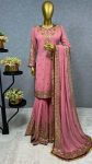 1NEW ARRIVAL GEORGETTE EMBROIDERY SEQUENCE WORK TOP SHARARA WITH DUPATTA FESTIVE WEAR WHOLESALE PRICE ETHNIC GARMENT (11)
