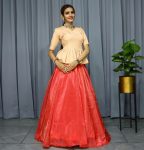 1NEW ARRIVAL PALIN LEHENGA WITH STITCHED TOP FESTIVE WEAR WHOLESALE PRICE ETHNIC GARMENT (8)