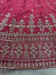 1RICH LOOK SHIMMER SILK THREAD SEQUENCE WORK TOP LEHENGA WITH DUPATTA PARTY WEAR WHOLESALE PRICE ETHNIC GARMENT (12)