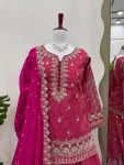 1RICH LOOK SHIMMER SILK THREAD SEQUENCE WORK TOP LEHENGA WITH DUPATTA PARTY WEAR WHOLESALE PRICE ETHNIC GARMENT (12)
