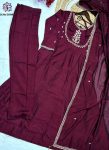 1TRENDING SILK ZARI EMBROIDERY SEQUENCE WORK TOP BOTTOM WITH DUPATTA PARTY WEAR WHOLESALE PRICE ETHNIC GARMENT (15)