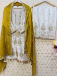 2DESIGNER CHINON SILK EMBROIDERY SEQUENCE WORK TOP PALAZZO WITH DUPATTA FESTIVE WEAR WHOLESALE PRICE ETHNIC GARMENT (10)