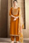 2DESIGNER RAYON SLUB EMBROIDERY WORK TOP BOTTOM WITH DUPATTA FESTIVE WEAR WHOLESALE PRICE ETHNIC GARMENT (10)