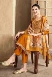 2DESIGNER RAYON SLUB EMBROIDERY WORK TOP BOTTOM WITH DUPATTA FESTIVE WEAR WHOLESALE PRICE ETHNIC GARMENT (10)