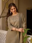 2DESIGNER RAYON SLUB SEQUENCE CODING EMBROIDERY WORK TOP BOTTOM WITH DUPATTA FESTIVE WEAR WHOLESALE PRICE ETHNIC GARMNET (8)