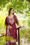 2LATEST CHINON SILK EMBROIDERY SEQUENCE WORK TOP SHARARA WITH DUPATTA FESTIVE WEAR WHOLESALE PRICE ETHNIC GARMENT (10)