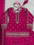 2RICH LOOK SHIMMER SILK THREAD SEQUENCE WORK TOP LEHENGA WITH DUPATTA PARTY WEAR WHOLESALE PRICE ETHNIC GARMENT (3)