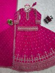 2RICH LOOK SHIMMER SILK THREAD SEQUENCE WORK TOP LEHENGA WITH DUPATTA PARTY WEAR WHOLESALE PRICE ETHNIC GARMENT (3)