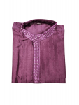 2TRADITIONAL ART SILK SEQUENCE WORK COLLAR MEN’S KURTA PAYJAMA PARTY WEAR WHOLESALE PRICE ETHNIC GARMENT (5)