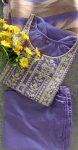 3DESIGNER RAYON SLUB EMBROIDERY WORK TOP BOTTOM WITH DUPATTA FESTIVE WEAR WHOLESALE PRICE ETHNIC GARMENT (18)
