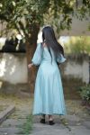3LATEST CHINON HANDWORK THREAD PLEATING ON FRONT AND PLAIN ALL OVER ONE PIECE CASUAL WEAR WHOLESALE PRICE ETHNIC GARMENT (21)