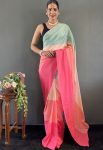 3NEW ARRIVAL NATURAL SILK DIGITAL PRINTED READY TO WEAR SAREE WITH UNSTITCHED BLOUSE CASUAL WEAR WHOLESALE PRICE ETHNIC GARMENT (1)