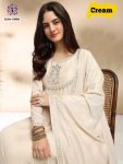 3TRENDING SILK ZARI EMBROIDERY SEQUENCE WORK TOP BOTTOM WITH DUPATTA PARTY WEAR WHOLESALE PRICE ETHNIC GARMENT (24)