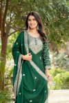4LATEST CHINON SILK EMBROIDERY SEQUENCE WORK TOP SHARARA WITH DUPATTA FESTIVE WEAR WHOLESALE PRICE ETHNIC GARMENT (18)