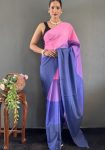 4NEW ARRIVAL NATURAL SILK DIGITAL PRINTED READY TO WEAR SAREE WITH UNSTITCHED BLOUSE CASUAL WEAR WHOLESALE PRICE ETHNIC GARMENT (8)
