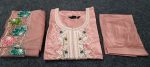 5NEW ARRIVAL CHANDERI COTTON EMBROIDERY WORK TOP BOTTOM WITH DUPATTA FESTIVE WEAR WHOLESALE PRICE ETHNIC GARMENT (10)