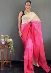 5NEW ARRIVAL NATURAL SILK DIGITAL PRINTED READY TO WEAR SAREE WITH UNSTITCHED BLOUSE CASUAL WEAR WHOLESALE PRICE ETHNIC GARMENT (10)